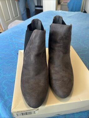 BCBGeneration Dark Brown Suede Ankle Boots